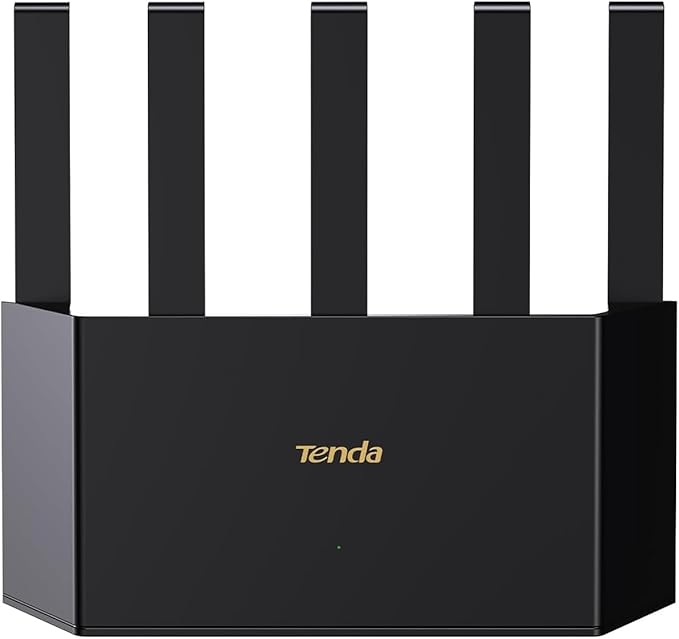 Tenda BE3600 Dual Band WiFi 7 Router (RE3L)– 3x1G Ports, Easy Setup, Security Protect, Parental Control, Access Point Mode, Vertical Design, MLO, VPN, NFC