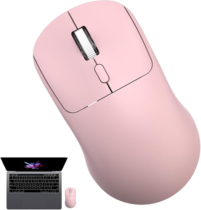 Wireless Mouse – Quiet Click 2.4G | USB Receiver Mouse for Laptop, Notebook, PC | Adjustable DPI, Ergonomic Design, Silent, Ideal Office, Home, and Travel Use | AA Battery