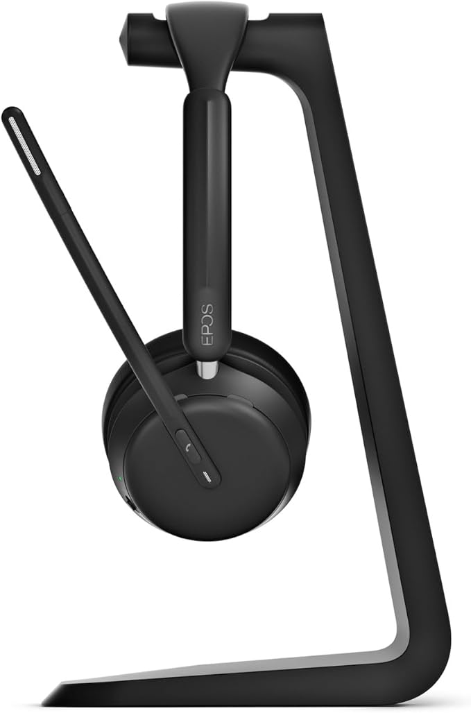 EPOS Impact 1061 Advanced Wireless Headset for PC with Noise-Canceling Mic, AI Voice Clarity, Super Wideband Audio, BrainAdapt Comfort, Durable for Office & Business Professionals