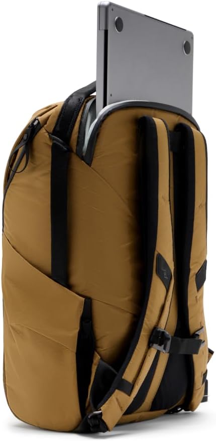 Peak Design Everyday Backpack 20L, Coyote, MagLatch Top, Dual Side Access, FlexFold Dividers, Fits 15" Laptop, For Camera Carry, Daily Commutes or Travel, Versatile Backpack for Men and Women