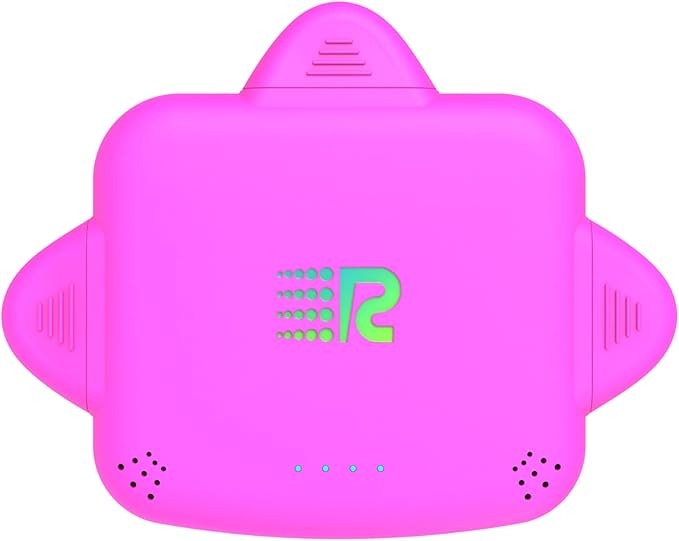 Rush Charge Universe 3 in 1 Portable Charger – 3300mah, 2.4A High-Speed Fast Charging Compatible with iPhone and Android Lightning, Type C, Micro-USB Charges 3 Devices at a Time Pre-Charged RC33 Pink