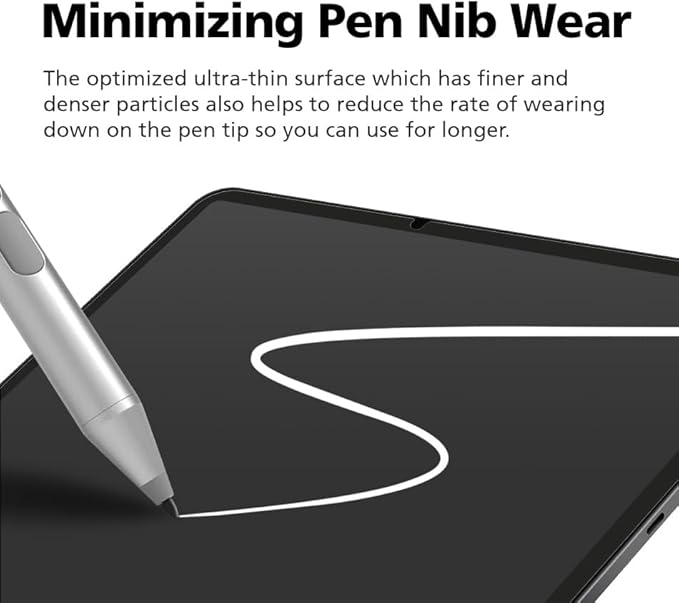 [2 Pack Paperfeel Screen Protector For Samsung Galaxy Tab S10 Plus 12.4 Inch, Anti-Glare Matte PET Film for Drawing and Writing Like on Paper, High Touch Sensitivity, Easy Installation