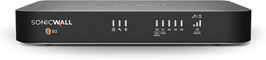 Sonicwall TZ80-3 Year Managed Edition (03-SSC-3061) | TZ80 Network Security Appliance with 3 Year Managed Protection Service Suite and 1 Year CSE | Next-Generation Firewall