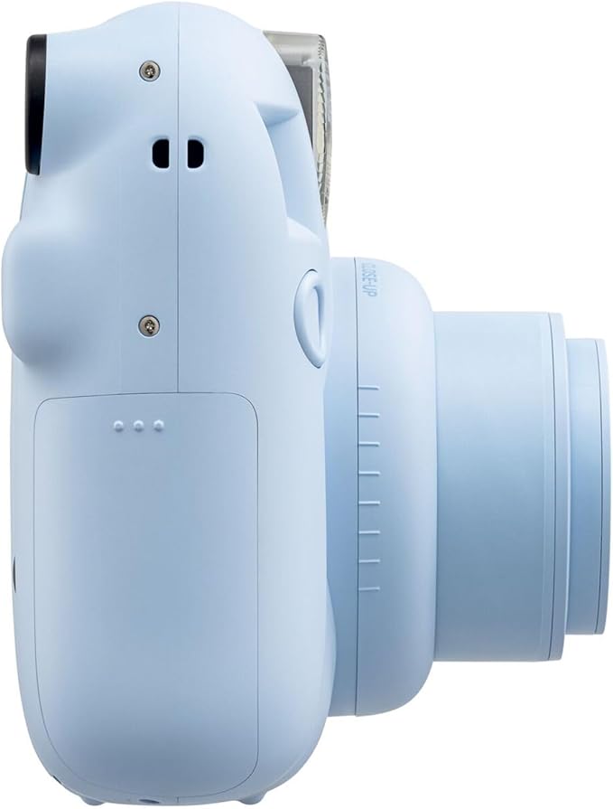 Fujifilm Instax Mini 12 Instant Camera Pastel Blue Bundle with Fuji Instax Mini Film Value Pack (20 Sheets) + Protective Carrying Case + Photo Album + Microfiber Cleaning Cloth