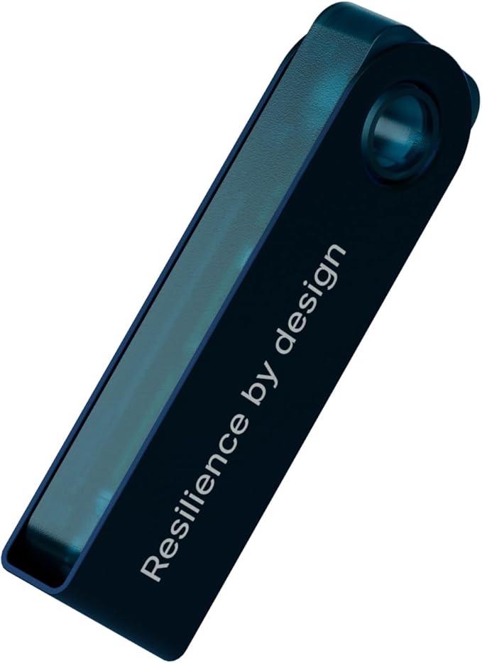 Ledger Nano S Plus (Sapphire Blue): The Perfect Entry-Level Hardware Wallet to securely Manage All Your Crypto and NFTs. (for Android or Desktop only)