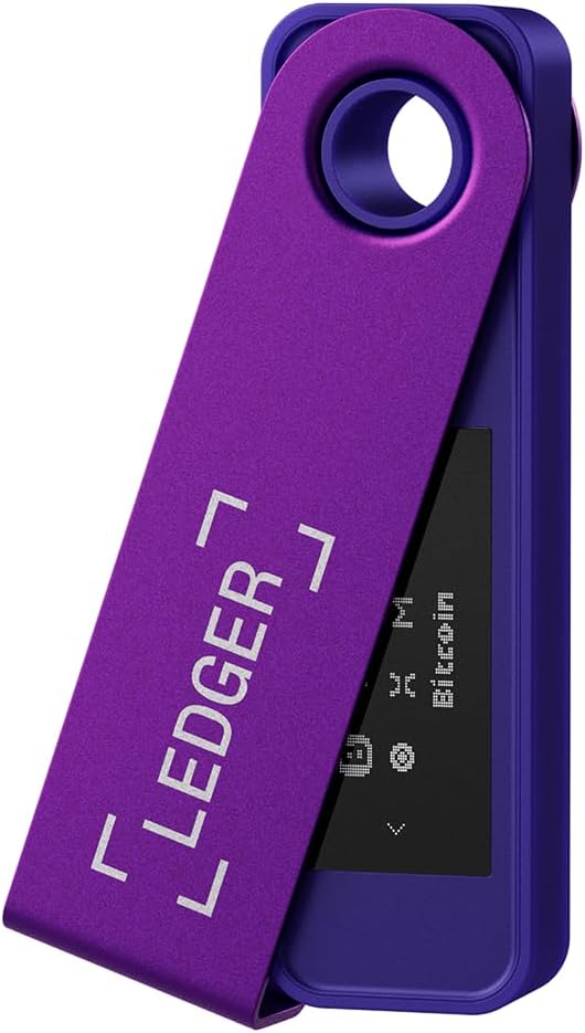 Ledger Nano S Plus (Amethyst Purple): The Perfect Entry-Level Hardware Wallet to securely Manage All Your Crypto and NFTs. (for Android or Desktop only)
