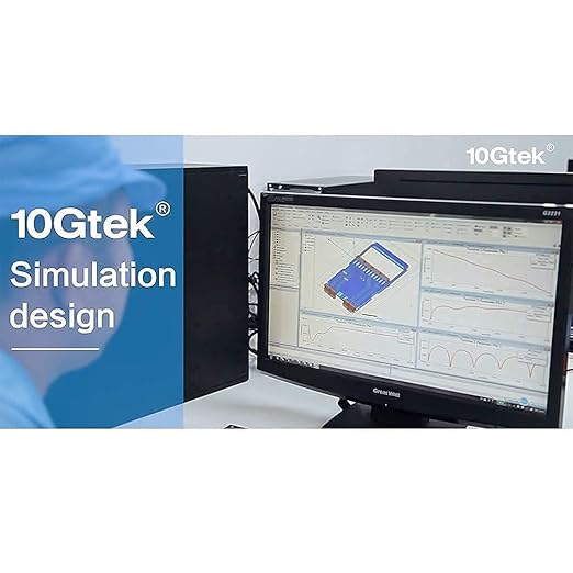 10Gtek 10G SFP+ DAC Twinax Cable, Passive, Compatible with Cisco SFP-H10GB-CU3M, Ubiquiti UniFi, Fortinet and More, 3 Meter(10ft), 2-Pack