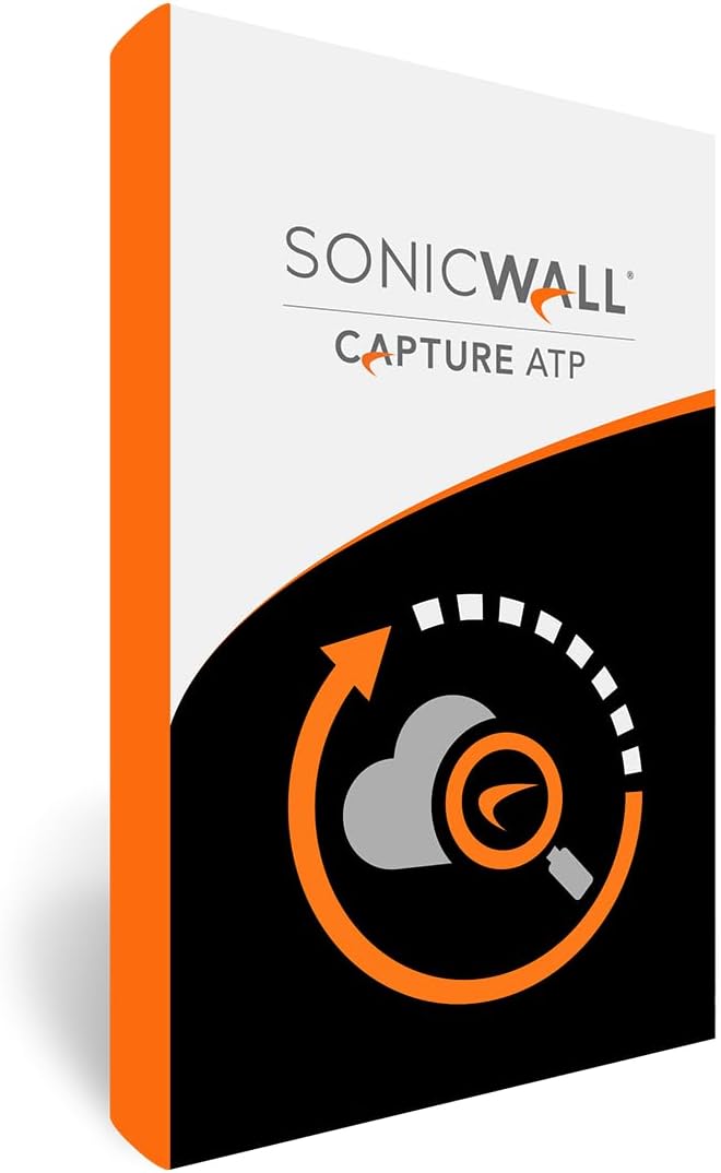 SonicWall Capture Advanced Threat Protection (ATP) for TZ500-1 Year License (01-SSC-1455) - Cloud Sandbox Security with Zero-Day Threat Detection & Real-Time Malware Analysis