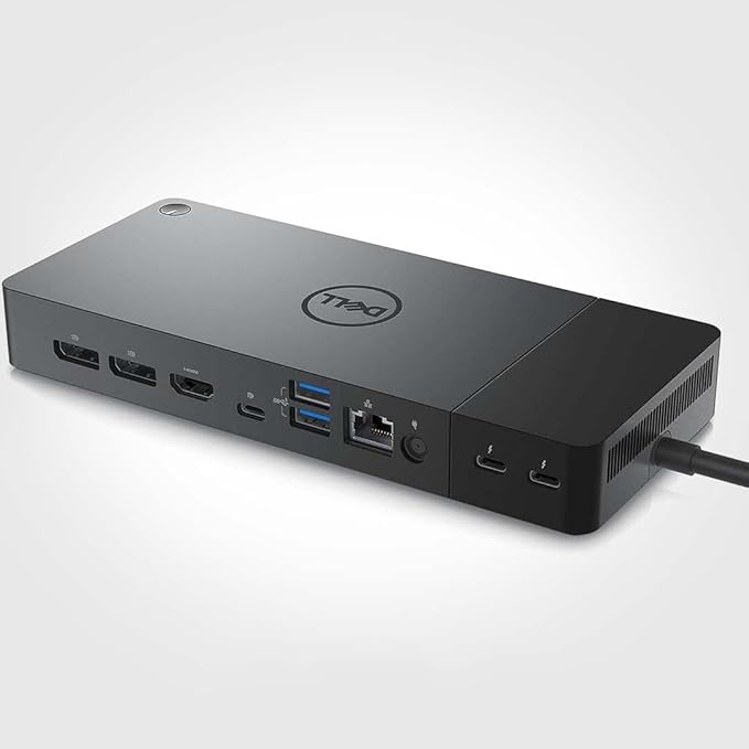 Dell WD22TB4 Thunderbolt 4 Docking Station Bundle - With Dell WD22 TB4 Thunderbolt 4 Universal Dock, 180W Power Adapter, HDMI & Thunderbolt 3 & Ethernet Cable & Microfiber Cloth (Renewed)