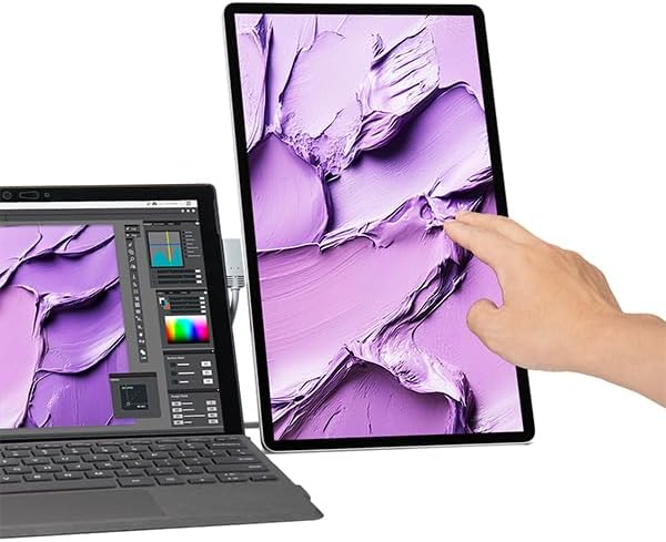 SOTSU FlipAction Touch 14" Premium Portable Monitor SFA14TCLL | FHD IPS Pivoting Dual Laptop Screen | Touchscreen for Cellphone, Gaming, and Travel | PC, Chrome, Android, DeX Compatible