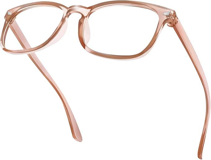 Blue Light Glasses for Woman Men | 99% Blue Light Blocking Glasses | Computer Glassess | Night Driving | Gaming | TV Phone Screen Reader Square Frame | Anti Eyestrain & UV Glare Protection