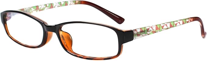 NORPERWIS 6 Pack Ladies Reading Glasses for Women Blue Light Blocking Spring Hinge Fashion Eyeglasses Readers for Women (Mix Color-2, 0.00)