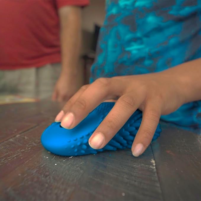 HedgeHog Health Hoglet Wireless Computer Mouse – Cute, Functional, and Tactile Fidget Tool. Combines Stress Relief with Comfort and Style, Perfect for Enhancing Focus and Productivity (Blue)