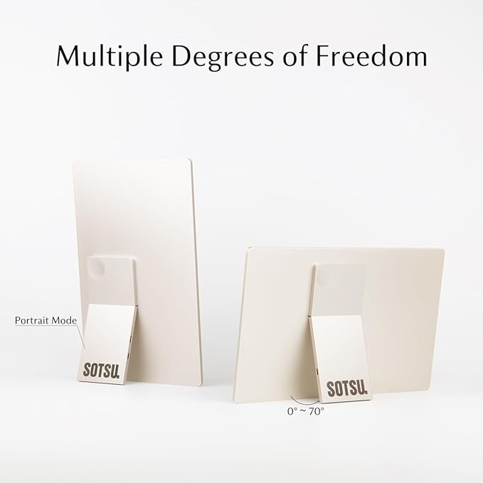 SOTSU FlipAction Go 14" Premium Portable Monitor SFA14PMML | Robust but Lightweight | Tempered Glass Cover | 1080p | 400 Nits | 100% sRGB | 5W | Super Versatile | USB C or Mini HDMI