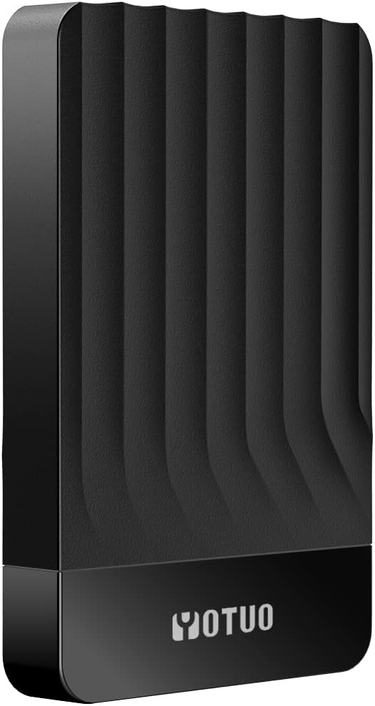 Portable External Hard Drive Storage Expansion Mobile HDD USB 3.0 for PC, Mac, Desktop, Laptop, PS4, PS5, Xbox One X/S, Xbox 360, Xbox Series X/S, Office & Game (Black, 320GB)