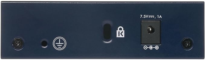 NETGEAR 5-Port Gigabit Ethernet Unmanaged Switch (GS105NA) - Desktop or Wall Mount, and Limited Lifetime Protection