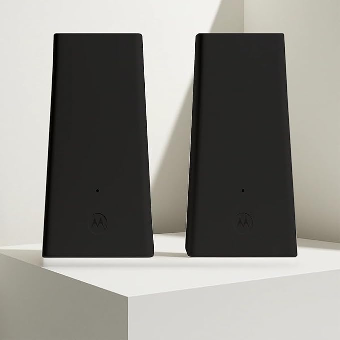 Motorola MQ20 WiFi 6E Router with Easy Mesh, Tri-Band 8.4 Gbps Speed, 3000 sq. ft Coverage, Advanced Parental Controls, Next-Gen Security & Seamless Device Management - White, Dual Pack