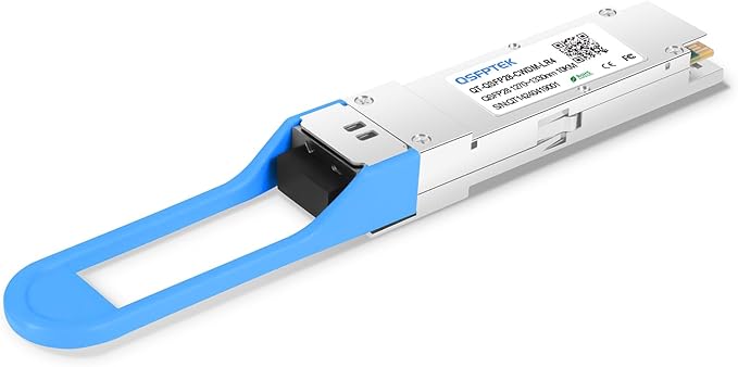 QSFPTEK 100GBASE-CWDM4 QSFP28 1310nm 2km DOM LC SMF Optical Transceiver Module for Juniper QSFP-100G-CWDM4
