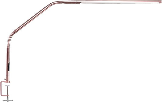 daylight Slimline 4™ LED Table Lamp in Rose Gold - 6,000K, 3,200 Lux, 4 Brightness Levels, USB-C Charging Port, Anti-Glare Diffuser, Flexible Design, Art & Craft, Sewing, Nail Salon