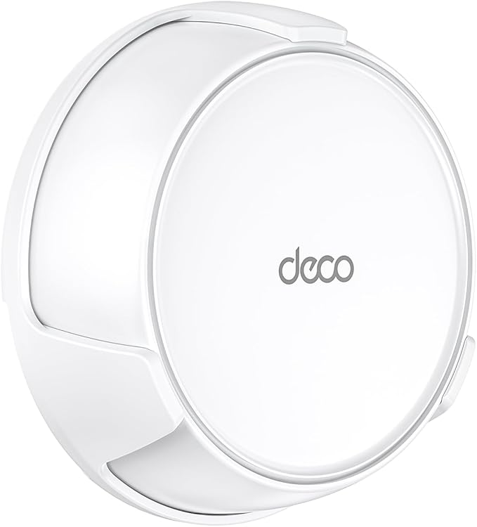 QUIDDITY WiFi 7 Wall Mount Kit for TP Link Deco BE23/BE25/BE3600/BE5000 – Secure Wall Mount Bracket for WiFi 7 Mesh Router, Hidden Cable Wi-Fi Mesh Holder, Space-Saving Mount for Home Mesh (1 Pack)