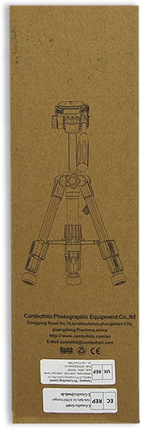 CAMBOFOTO 30"-Camera-Tripod, Porfessional Aluminum Heavy Duty Tripod Stand for Mirrorless Camera/DSLR/Cell Phone/Camcorder, with Holder and Travel Bag (Weight 1.5Lb, Max Load 15 Lb)