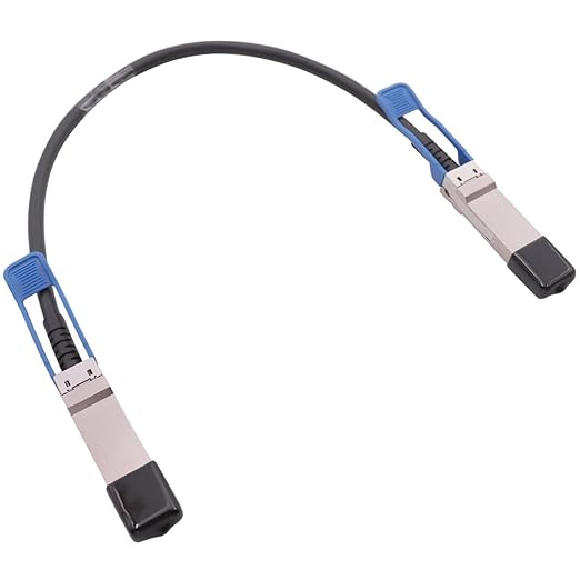 100GbE QSFP28 DAC Twinax Cable, 0.5 Meter 100GBASE-CR Passive Copper Cable, Compatible for Mellanox MCP1600-C0005, with Blue Pull Tab