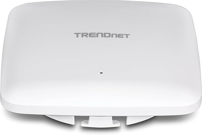 TRENDnet AX1800 Dual Band WiFi 6 PoE+ Access Point, TEW-921DAP, 1201Mbps (5GHz) + 567Mbps (2.4Ghz), NDAA & TAA Compliant, MU-MIMO, Client Bridge, Supports up to WPA3 Encryption, White