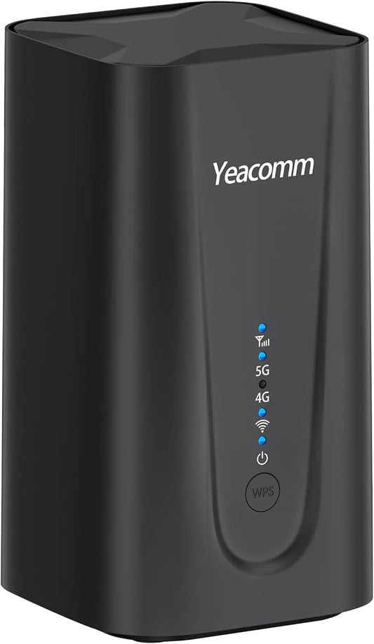 5G Router AX3600 WiFi-6 Modem with Sim Card Slot,NR NSA/SA 5G Cellular Router Up to 4.67Gbps,Dual Band Gigabit Wireless & LTE Cat20 Gateway,Mesh,Band Lock,VPN,No Voice