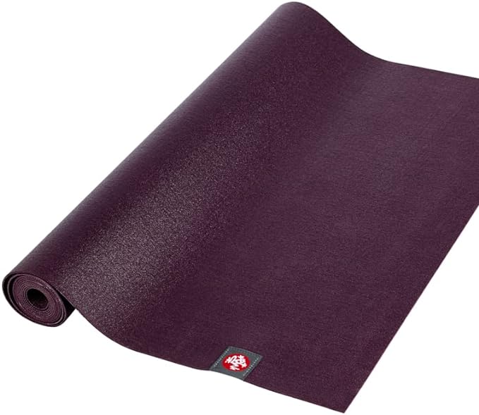 Manduka eKO SuperLite Yoga Mat - 1.5mm Natural Rubber | Foldable & Travel Friendly | Soft Textured Surface | Eco-friendly