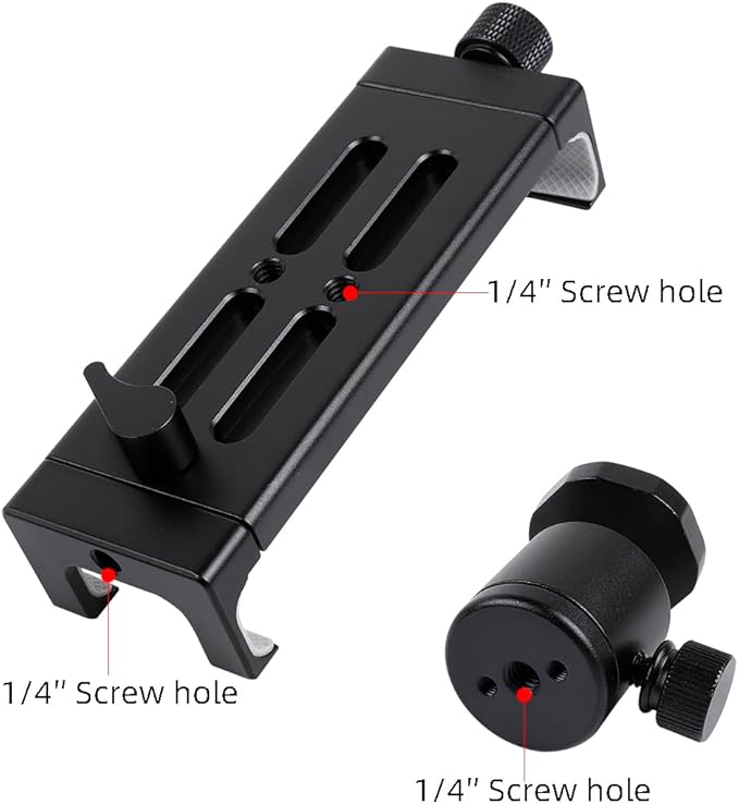 Aluminum Tripod Mount Adapter for iPad, 360 Rotatable Tablet Holder Compatible with iPad Pro/Air/Mini, Samsung Tab and Other 4.7" -15" Tablets