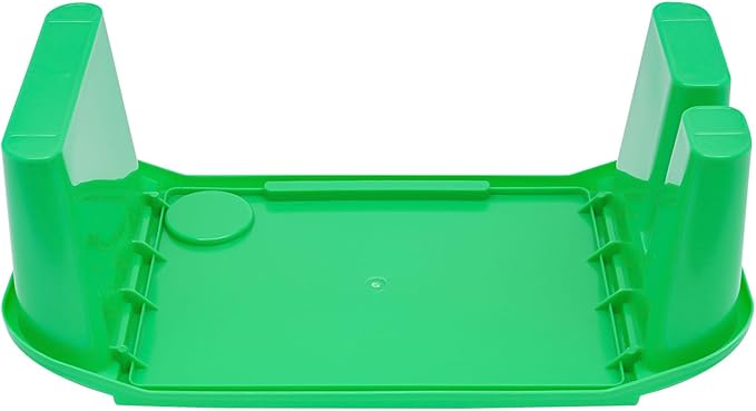 12PCS Kids Lap Desk Tray, Portable Plastic Activity Table, 19.69×9.84×7.1in Lap Bed Table with Storage Slots & Cup Holder, for Eating, Writing, Kids (Green)