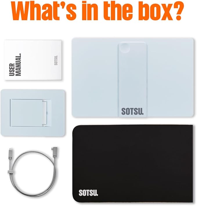 SOTSU FlipAction Pro 16" Gen 1 Limted Edition Premium Portable Monitor | Super Compact | Pivot Rotate | 2560x1600 DCI P3 | 60Hz | 350 Nits | Full Metal CNC | Perfect Match for Mac and Windows