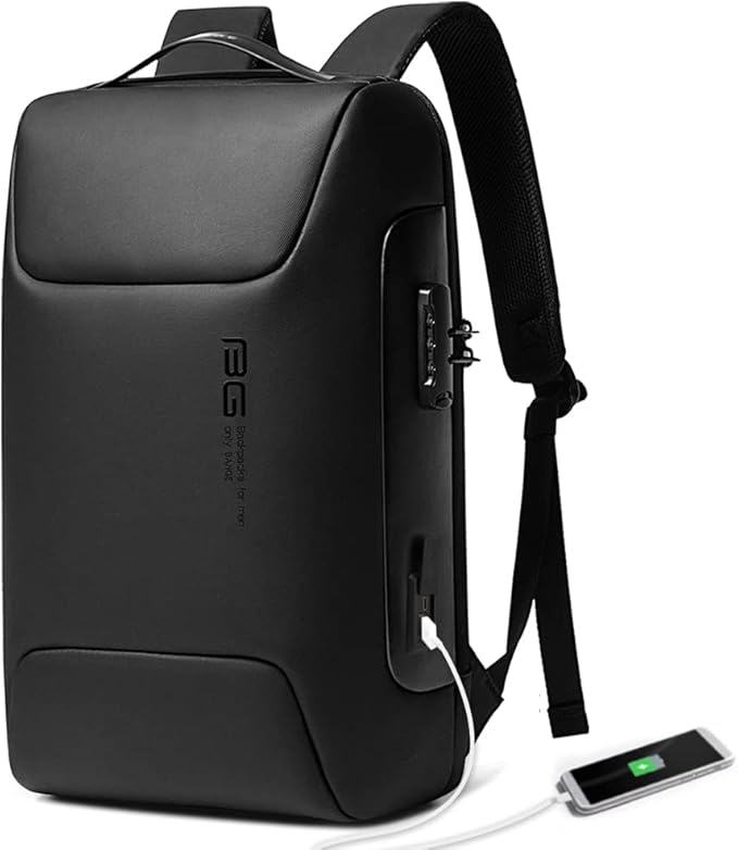 BANGE Anti Theft Backpack,Smart Work Backpack with USB Charging Port, Business Laptop Fit for 15.6 INCH Laptop…