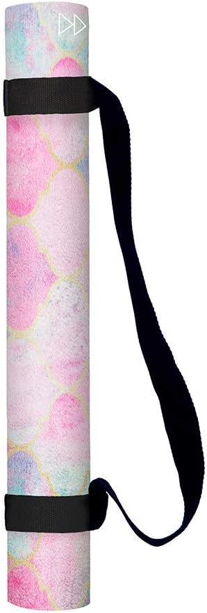 YOGA DESIGN LAB | The Combo Yoga Mat | Eco Luxury | Ideal for Hot Yoga, Power, Bikram, Ashtanga, Sweat | Studio Quality | Includes Carrying Strap!