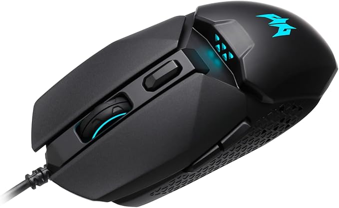 acer Predator Cestus 327 Gaming Mouse with 8000 DPI Sensor 20 Million Click Lifespan 6 Buttons USB Wired Ergonomic
