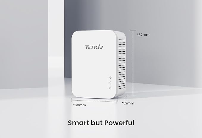 Tenda AV1000 Powerline Adapter Kit with Gigabit Ports, Powerline Extender, Plug and Play, for HD/3D/4K Video Streaming and Gaming (PH3)