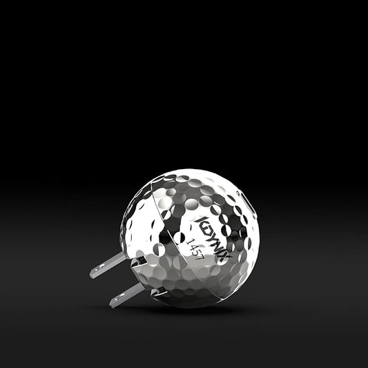 USB C Charger Block 20W，Creative Golf Ball Type C Wall Charger，GaN III Power Adapter with UL Certified，Fast Charging for iPhone 16/15 Series, Galaxy, Google Pixel,iPad,AirPods