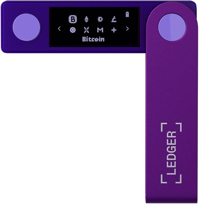 Ledger Nano X (Amethyst Purple) - Secure and Manage Your Crypto & NFTs on-The-go with Our Bluetooth®-Enabled Hardware Wallet