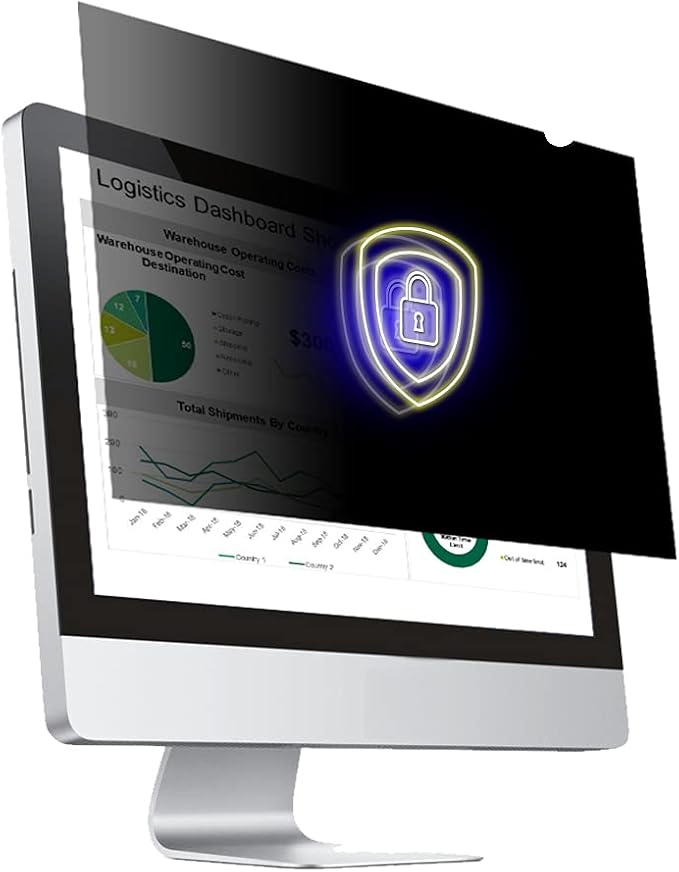 27 Inch - 16:9 Aspect Ratio - Computer Privacy Screen Filter for iMac Monitor - Anti-Glare - Anti-Scratch Protector Film - Please Check iMac or Others