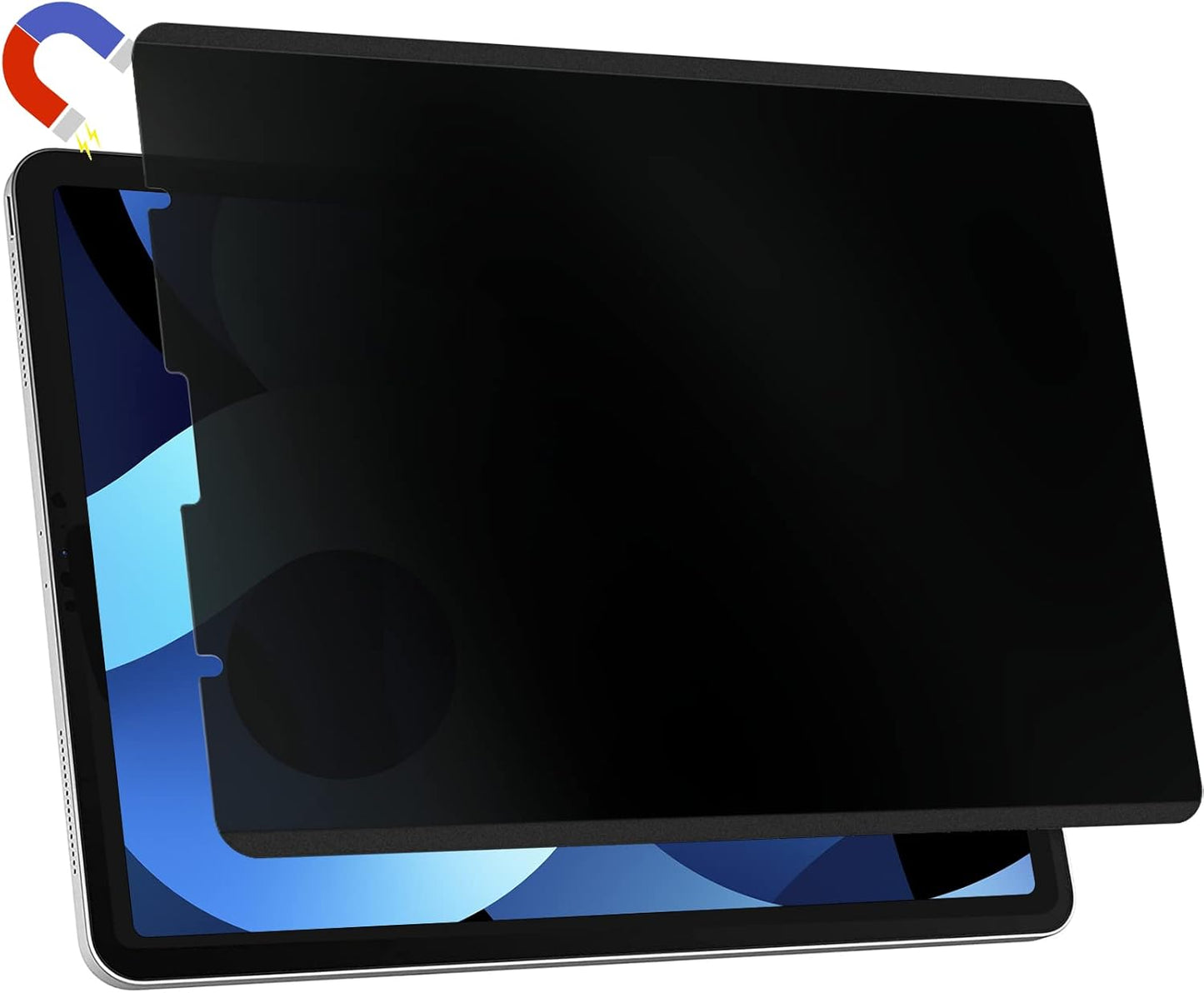 Magnetic Privacy Screen Protector for iPad Pro 11" 4th 3rd 2nd 1st Generation 2022 2021 2020 2018/ iPad Air 5/ Air 4 10.9" (2022/2020), Removable&Reusable Anti-Spy Anti-Glare Privacy Filter, Bubble Free