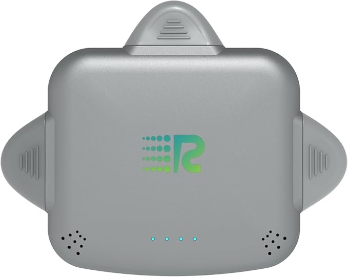 Rush Charge Universe 3 in 1 Portable Charger – 3300mah, 2.4A High-Speed Fast Charging Compatible with iPhone and Android Lightning, Type C, Micro-USB Charges 3 Devices at a Time Pre-Charged RC33 Grey