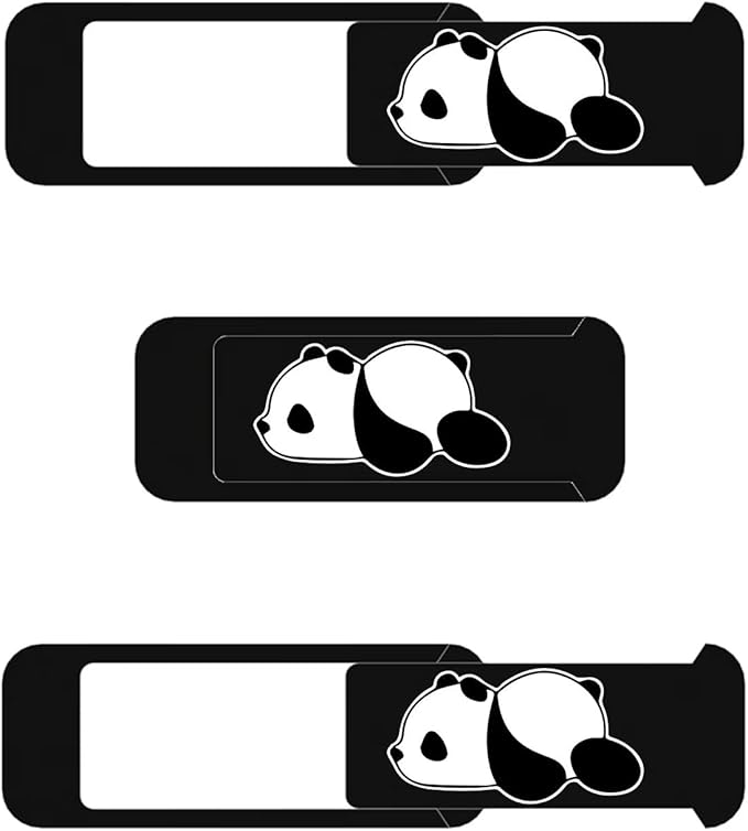 Laptop Camera Cover Slide,Webcam Cover Slide,Protecting Your Privacy Security & Shelter from Breath Lamp-Cute Pattern Design丨Fits Laptop & Desktop, PC-Ultrathin for iMac(Pnada)