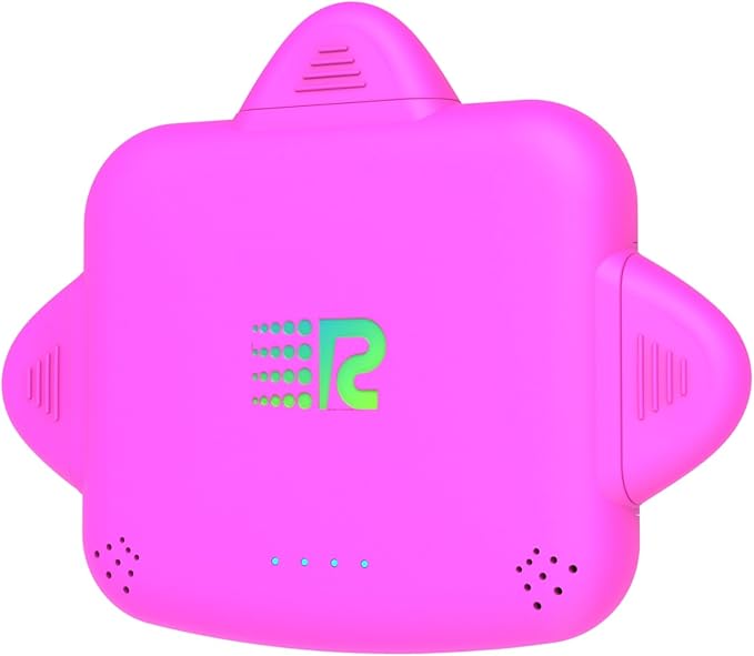 Rush Charge Universe 3 in 1 Portable Charger – 3300mah, 2.4A High-Speed Fast Charging Compatible with iPhone and Android Lightning, Type C, Micro-USB Charges 3 Devices at a Time Pre-Charged RC33 Pink