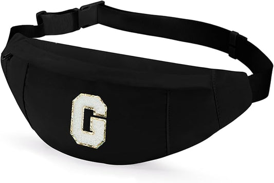 MAXTOP Large Crossbody Fanny Pack with 4-Zipper Pockets,Gifts for Enjoy Sports Festival Workout Traveling Running Casual Hands-Free Wallets Waist Pack Phone Bag Carrying All Phones