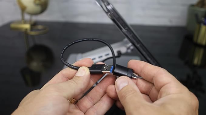 Vanli's Adjustable Laptop Stand With 360 Rotating Base, Foldable Ergonomic Riser for Desk, Swivel Computer Stand for Tablet, Metal Holder Collapsible, Fits 13-17" MacBook