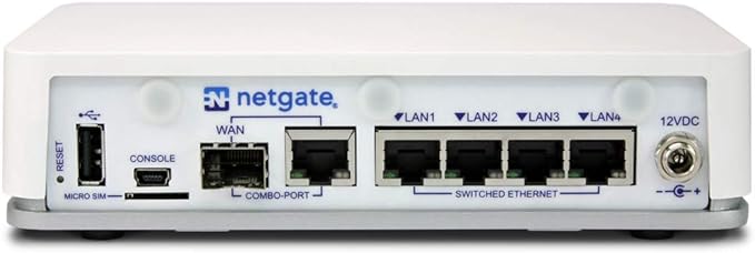 Netgate 2100 MAX pfSense+ Security Gateway | Router, Firewall, VPN | Lifetime TAC Lite Support |1 GbE RJ45/SFP Combo Port | 4X 1 GbE Ports (128 GB M.2 SATA 2242 SSD)