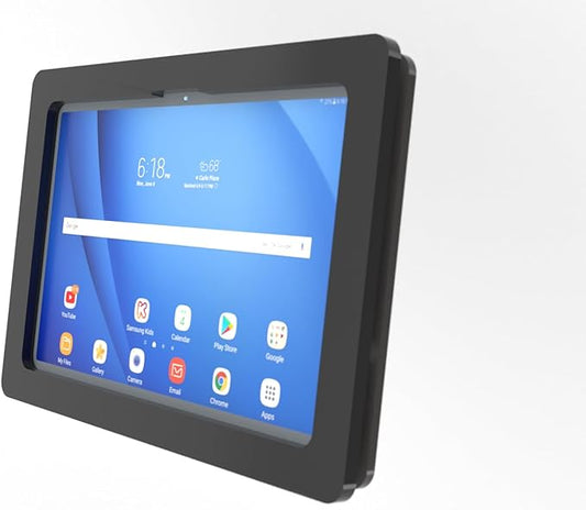 TABcare Security Anti-Theft Acrylic VESA Enclosure for Samsung Galaxy TAB S10 FE+ 13.1 with Wall Mount Kit (Black, TAB S10 FE+ 13.1)