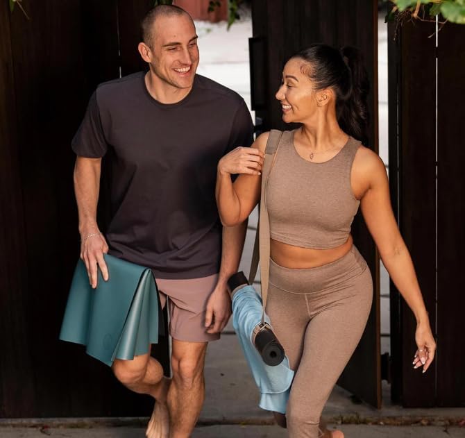 Manduka GRP Adapt Travel Yoga Mat 71" - 1.5mm | Foldable & Travel friendly | Ultimate Grip | Sweat ready for Any Style of Yoga | 71 x 24 inches