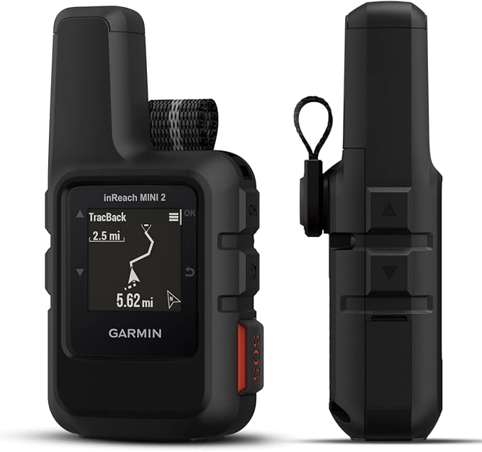 Wearable4U - Garmin inReach Mini 2 Satellite Communicator (Black) with Power Pack Bundle
