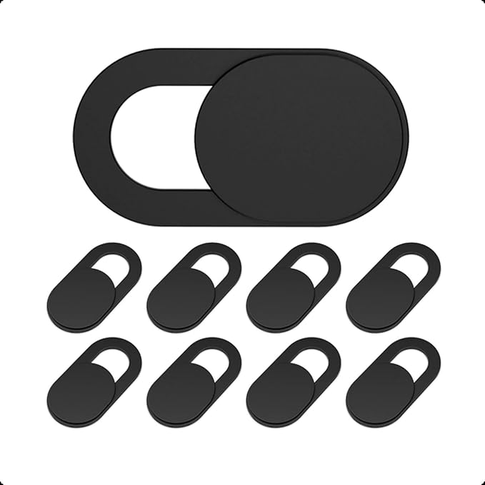 10Pcs Laptop Camera Cover Slide, Ultra-Thin Laptop Webcam Cover Slide, Computer Camera Cover, Camera Blocker For Laptops, Fits Most Laptops/PC/Tablet/Smartphone to Protect Privacy and Security